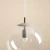 Lampa wisząca kula minimalistyczna GLOBE BEIGE 562G17 - Aldex