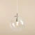 Lampa wisząca kula minimalistyczna GLOBE BEIGE 562G17 - Aldex