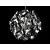 Lampa designerska wisząca DELTA chrom AZ1691 - Azzardo