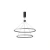 Lampa wisząca Diego DIEGO 60+40 3000K DIMM BK -  AZ5111 - Azzardo