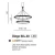 Lampa wisząca Diego DIEGO 60+40 3000K DIMM BK -  AZ5111 - Azzardo