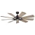 Nowoczesna lampa na pilota z wentylatorem GENTRY XL KLF-GENTRY-65-WZ – Kichler