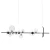 Lampa wisząca ORION LONG-90 czarna 90 cm -  MP0084-L900 - Step Into Design