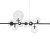 Lampa wisząca ORION LONG-90 czarna 90 cm -  MP0084-L900 - Step Into Design