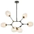Lampa wisząca MODERN ORCHID-6 bursztynowo czarna 130 cm - ST-1232-6 - Step Into Design