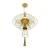 Lampa wisząca SUSSO L złota 60 cm - ST-8713P-L - Step Into Design