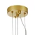 Lampa wisząca SUSSO S złota 40 cm - ST-8713P-S - Step Into Design