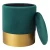 Pufa welurowa VELVET ciemna zieleń / rozm. L -  VWF17B00B-L-Z - Step Into Design