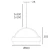 Lampa wisząca mosiądz nowoczesna COBURG P06753BR - Cosmo Light