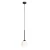 Lampa wisząca nowoczesna BOSSO MINI 14 BLACK 1087XXS1 - Aldex