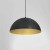 Lampa wisząca BETA BLACK-GOLD 1xE27 45cm MLP7973-Milagro