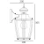 Kinkiet czarny NUUK W01661BZ - Cosmo Light