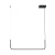 Lampa wisząca MINIMA-1 LED czarna 80 cm MP0095-L80 - Step Into Design