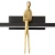 Lampa ścienna AMICI czarna 31 cm ST-B3578 black - Step Into Design