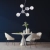 Lampa wisząca chromowana 5-punktowa 6775/5 8C z serii Saturn - Lampy Elem