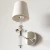 Kinkiet nowoczesny biały E14 SIENA W01315NI-WH - Cosmo Light