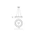 Lampa wisząca RING SOVANA 55 CCT  biała AZ2727 - Azzardo