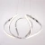 Lampa designerska wisząca srebrna  TOKYO P01663CH – Cosmo Light
