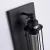 Kinkiet nowoczesny czarny E27 YORK - W01307BK - Cosmo Light