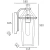 Kinkiet czarny loftowy  ZURICH W01609BK - Cosmo Light