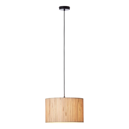 Lampa wisząca metalowa czarna z abażurem 35cm 101691 z serii Longshore - Endon Lighting