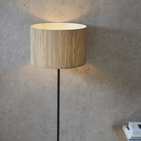 Lampa podłogowa czarna metalowa z abażurem 161cm 101694 z serii Longshore - Endon Lighting