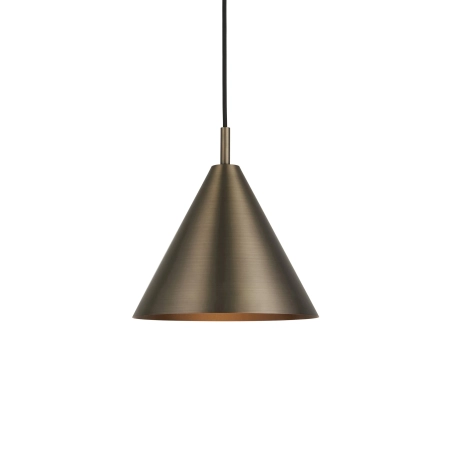 Lampa wisząca metalowa stożkowa brązowa 102892 z serii Cape - Endon Lighting
