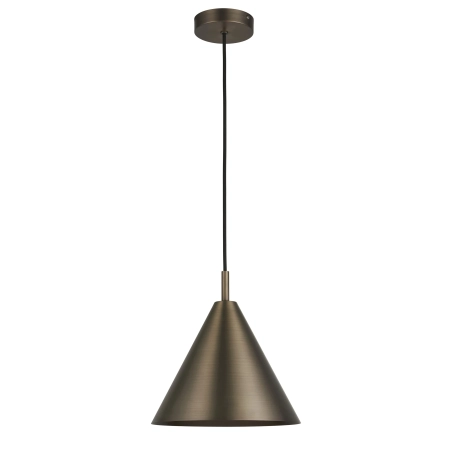 Lampa wisząca metalowa stożkowa brązowa 102892 z serii Cape - Endon Lighting