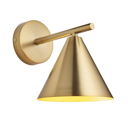 Kinkiet metalowy mosiężny stożkowy 102893 z serii Cape - Endon Lighting