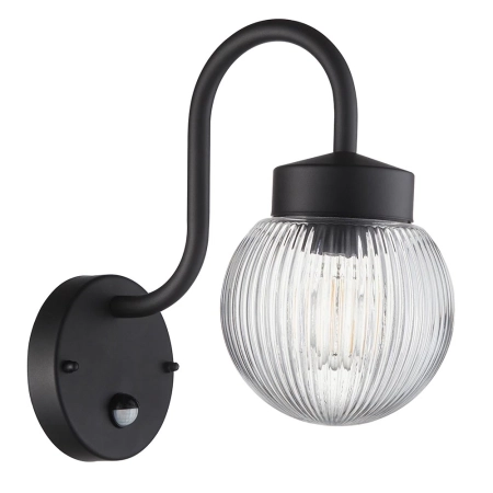 Kinkiet zewnętrzny czarny z czujnikiem ruchu 103829 z serii Eldon - Endon Lighting