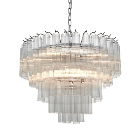Lampa wisząca szklana kaskadowa 12-punktowa 104090 z serii Toulouse - Endon Lighting