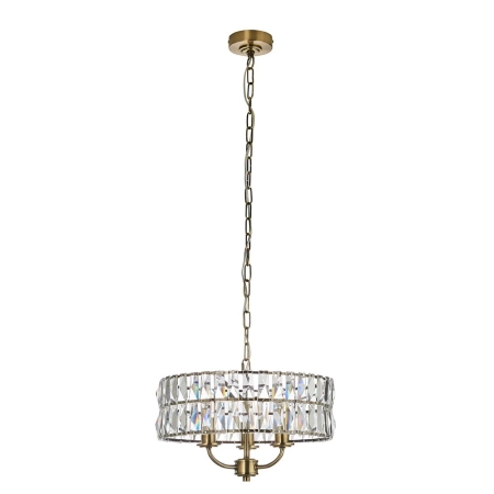 Lampa wisząca mosiężna kryształowa 3-punktowa 106243 z serii Clifton - Endon Lighting
