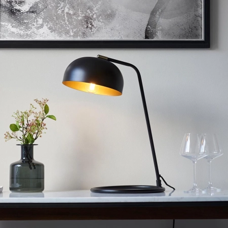 Lampa stołowa metalowa czarna 47cm 106336 z serii Brair New - Endon Lighting