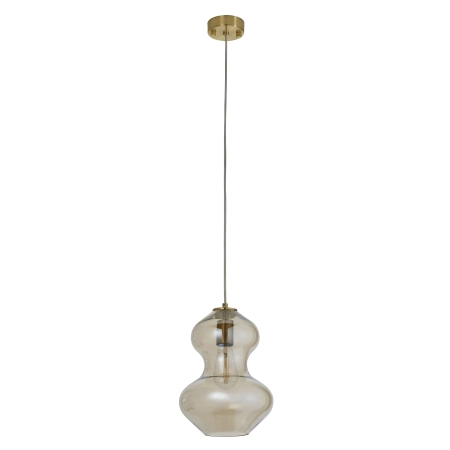 Lampa wisząca szklana bursztynowa 1-punktowa 106681 z serii KELDA - Endon Lighting