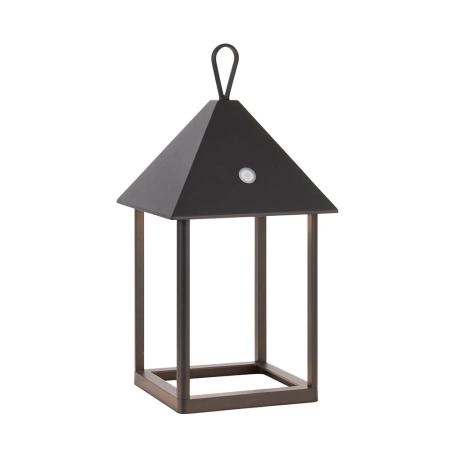 Lampa stołowa zewnętrzna aluminiowa czarna LED 30cm 106789 z serii Hoot - Endon Lighting