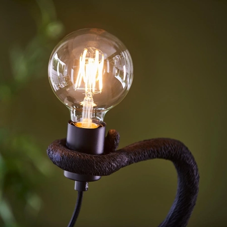 Lampa stołowa czarna w kształcie małpy 106791 z serii Capuchin - Endon Lighting
