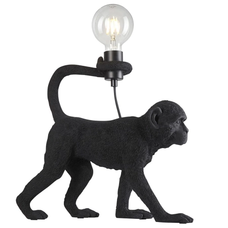 Lampa stołowa czarna w kształcie małpy 106791 z serii Capuchin - Endon Lighting