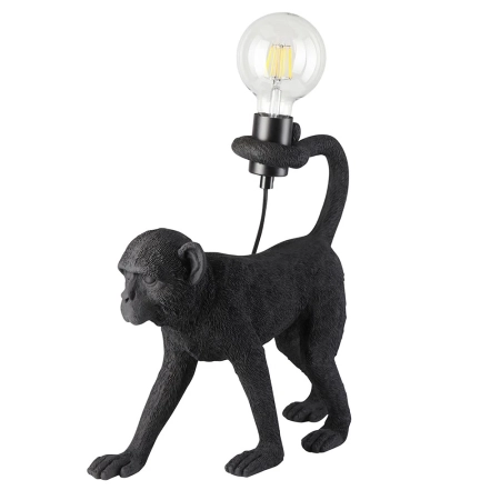 Lampa stołowa czarna w kształcie małpy 106791 z serii Capuchin - Endon Lighting