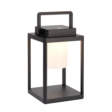 Lampa stołowa zewnętrzna aluminiowa czarna 24cm 106801 z serii Voyage - Endon Lighting