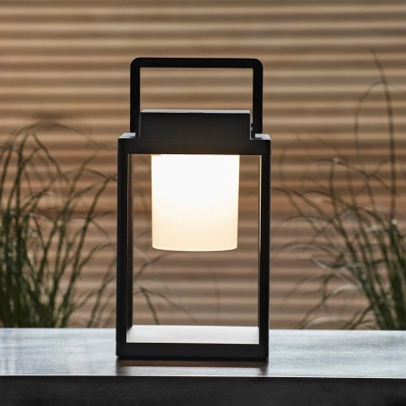Lampa stołowa zewnętrzna aluminiowa czarna 24cm 106801 z serii Voyage - Endon Lighting