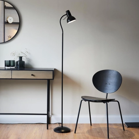 Lampa podłogowa metalowa czarna 160cm 106997 z serii Amalfi - Endon Lighting