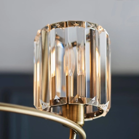 Lampa sufitowa mosiężna 3-punktowa szklana 107801 z serii Berenice - Endon Lighting