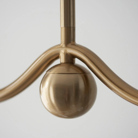 Lampa wisząca metalowa mosiężna 4-punktowa 108211 z serii Santiago - Endon Lighting