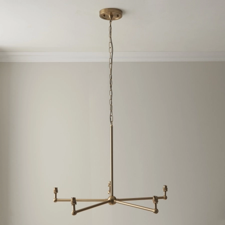 Lampa wisząca metalowa mosiężna 5-punktowa 108212 z serii Santiago - Endon Lighting