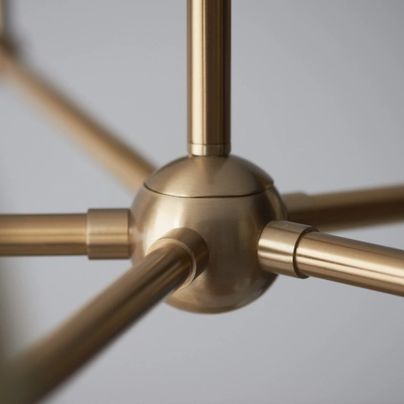 Lampa wisząca metalowa mosiężna 5-punktowa 108212 z serii Santiago - Endon Lighting