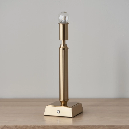 Lampa stołowa akumulatorowa mosiężna 37cm 110457 z serii Trobridge - Endon Lighting