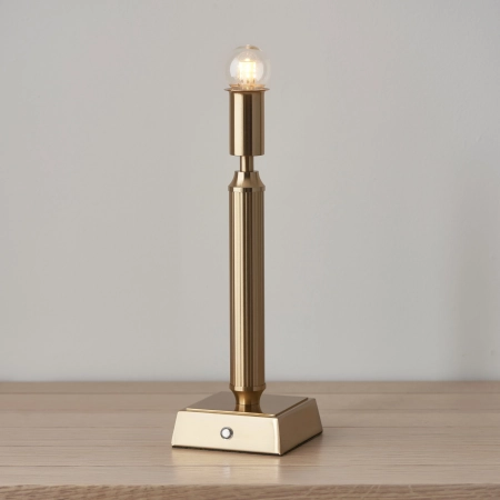 Lampa stołowa akumulatorowa mosiężna 37cm 110457 z serii Trobridge - Endon Lighting