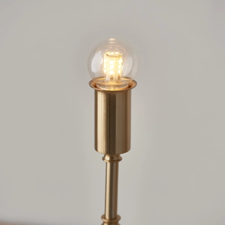 Lampa stołowa akumulatorowa mosiężna szczotkowana 110458 z serii Burley - Endon Lighting