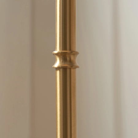 Lampa podłogowa metalowa mosiężna 130cm 110460 z serii Burley - Endon Lighting