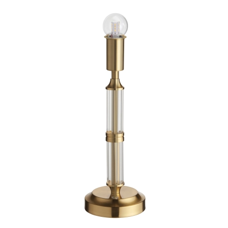 Lampa stołowa akumulatorowa mosiężna z akrylem 110463 z serii Morton - Endon Lighting